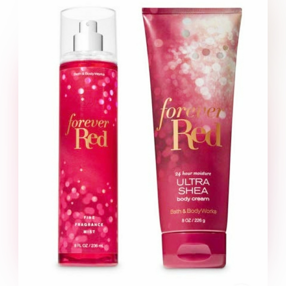 Bath & Body Works FOREVER RED SET